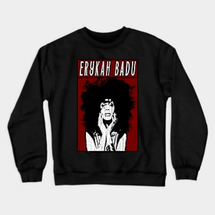 Vintage Retro Erykah Badu Crewneck Sweatshirt